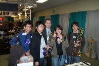 Members of the Kanagawa University Symphonic Band